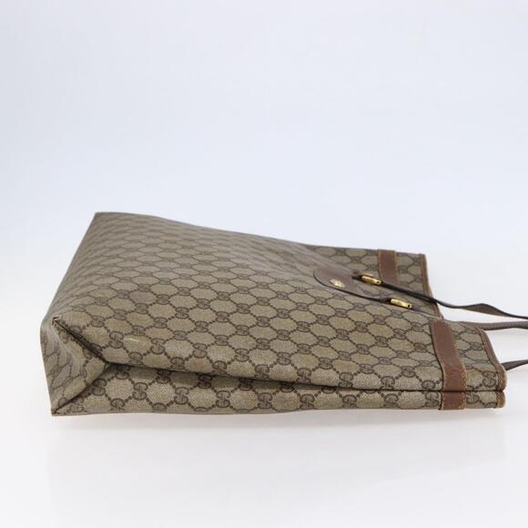 GUCCI GG Supreme Tote Bag Pvc Beige Brown 39 02 061 - Picture 5 of 12